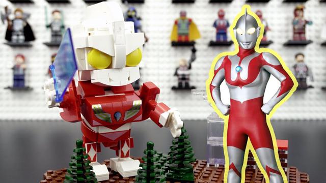 लेगो Ultraman Tiga brickheadz गति का निर्माण और समीक्षा | unoffical legos