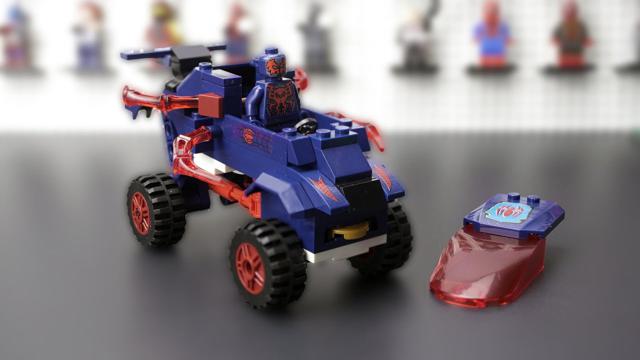 lego spider-man orv (off-road vehicle) brick set build and show | chinese lego