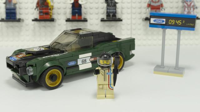 कारों लेगो: फोर्ड मस्तंग ईंट सेट unboxing और निर्माण | अनौपचारिक legos