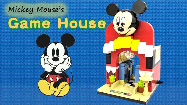 लेगो डिज्नी महल: मिकी माउस का खेल घर की ईंटें सेट अनौपचारिक legos