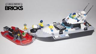 Lego City 60129 Полицейский патрульный катер построить скорость
