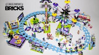 парк развлечений Lego Friends-американские горки бампер автомобили хот-дог фургон космический прокат аркада-