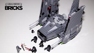 Lego Star Wars 75104 Kylo Rens Command Shuttle Speed Build