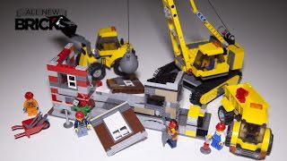 Lego City 60076 обзор скорости строительства объекта сноса