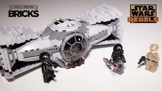 Lego Star Wars Rebels 75082 TIE Advanced Prototype Speed Build Review