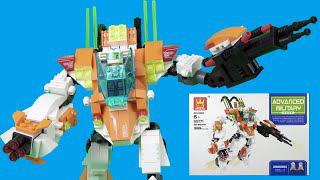 Robot Lego: Siêu robot chiến đấu tích tụ thùng gỗ và xây dựng Lego không chính