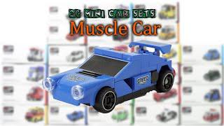 Bộ sưu tập xe cơ bắp được xây dựng và nhìn lại ở Lego, Trung Quốc.