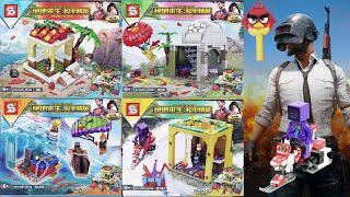 Lego tuyệt vời: 4 chiếc máy quay 1 đến hải đảo theo đuổi các cảnh quay, nhanh chóng chế tạo những chiếc Legoy 1419 của Trung Quốc.