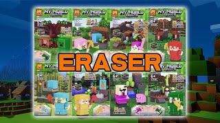 Lego, thế giới của tôi: thế giới cao su của tôi, 8 hộp gạch, thùng đựng gạch và lắp ghép không chính thức Lego.