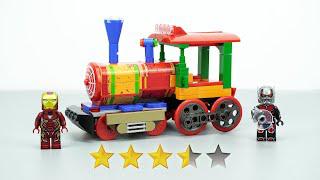 Những chiếc xe lửa của người Lego, những chiếc xe lửa đóng thùng, xây dựng những chiếc Lego không chính thức.