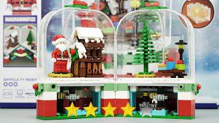 LEGO Christmas: Kotak putar lampu Natal dibuat dan dipajang LEGO tidak resmi