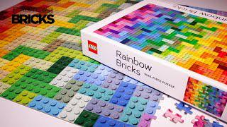 Tốc độ xếp hình bằng gỗ cầu vồng Lego - 1000