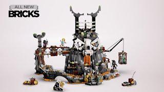 Lego Ninja 71722 đã đẩy nhanh tiến độ xây dựng thành phố ngầm của nhà pháp thuật đầu lâu
