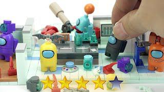 レゴは我々の中で:4合1我々のうち,Polus Brick Set Unbox&Build|非公式レゴ定格