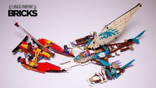 Lego Ninja 71748 Hai thân tàu Hải quân đang được chế tạo một cách nhanh chóng