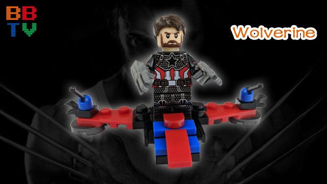 울버린, 블록이 어울리는 비공식 레고를 구축 : 놀라운 일 슈퍼 영웅 LEGO