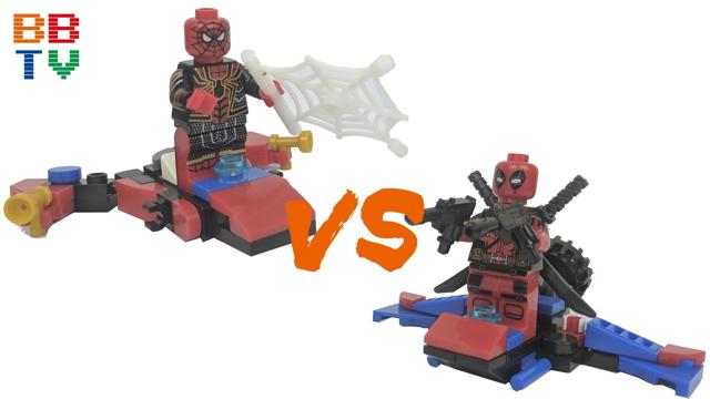 spider-man vs deadpool, lego marvel avengers super heroes building blocks compatible unofficial lego