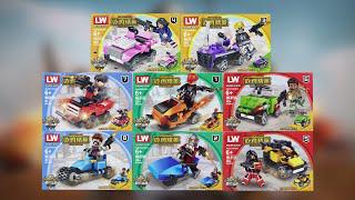 Lego: 8 chiếc siêu xe tuyệt vời, với bộ sưu tập gạch và thùng mở cửa để tạo ra những chiếc Lego không chính thức.