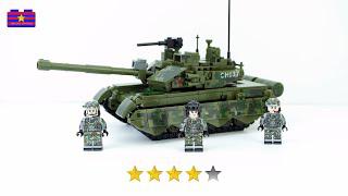 Lego, loại xe tăng chủ lực 99A, có bao cao su không chính thức.