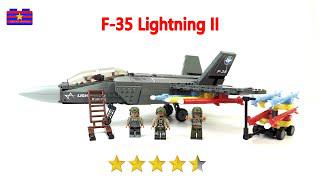 Quân đội Lego: Liên minh F-35 Lightning II chống lại các máy bay chiến đấu với bộ sưu tập không chính thức Lego.