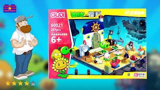 Cuộc chiến giữa các loài thực vật Lego: Pvz2 hải tặc biển tích tụ và thiết lập những chiếc hộp định vị.