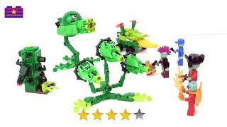 Lego Plants vs Zombies: 4 Shooters Brick Sets