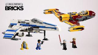 Chiếc máy bay chiến đấu Star Wars 75364 của Lego Star Cánh Cộng hòa mới VS New HATI đã được chế tạo với tốc độ