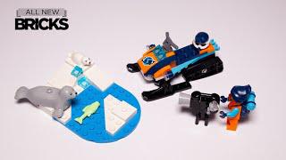 LEGO город 60376 Арктический исследователь скорость снегоходов
