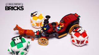 Chiếc xe ngựa mùa đông Lego GWP mang theo thủy tinh thể được chế tạo theo tốc độ