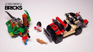LEGO Jurassic World Rebirth 76972 Raptor внедорожная бегство скорость сборки