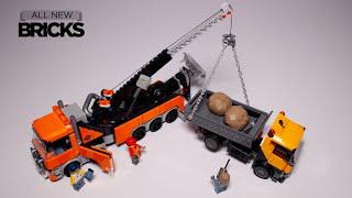 Lego City 60467 xe tải phục hồi nặng với tốc độ xây dựng cần cẩu