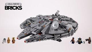 Lego bintang perang 752557 milenium falcon kecepatan.