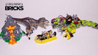 Lego Jurassic World 75938 T. rex vs Dino-Mech Battle Speed Build