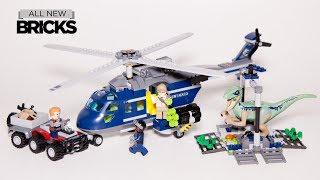 Leo jurassic world 75928 helikopter blues helikopter mengejar kecepatan footo
