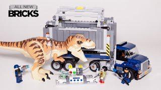 Fino jurassic world 75933 t. rex transportasi kecepatan footo