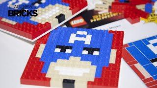 Anggaran super pahlawan kapten america mosaic mainan kita mempercepat membangun