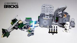 Perang footo perang pemberontak 75141 kanan's kecepatan sepeda motor kecepatan membangun