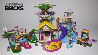 Lego друзья 41122 дом дерева приключенческих лагерей с рафтингом и стрельбой из лука