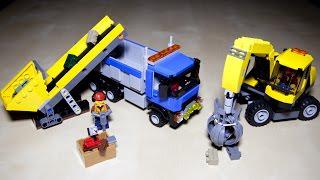 Leo City 60075 excavator dan truk - footo kecepatan match speed view