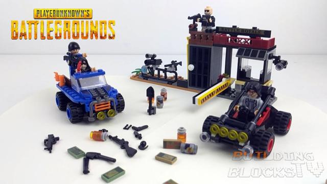 1 में 4 चौकी ईंट सेट गति का निर्माण करने के लिए pubg