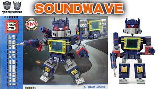 レゴ·トランスフォーマー:Soundwave Unbox&Build Stop Motion|sy6487非公式レゴ