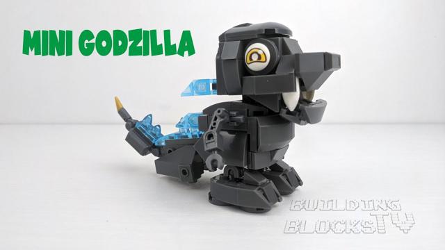 かわいいミニゴジラ恐竜のレンガセットのレビューとスピードビルド(MOC)