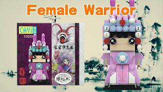 LEGO Tiongkok: The Women Warriors Brick membuka kotak-kotak untuk membuat lego tidak resmi.