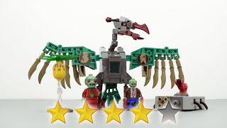 Cuộc chiến giữa các loài thực vật Lego: Kền kền vây hãm các thùng gỗ và nhanh chóng xây dựng những chiếc Lego không chính thức.