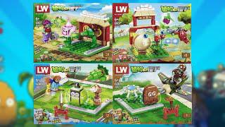Đấu trường Lego thực vật, thây ma: 4 cùng 1 bộ sưu tập đồ gỗ và xây dựng những chiếc Lego không chính thức.