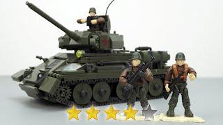 Lego Military: Soviet T34 Tank Brick Sets Unbox & Build | Unofficial Lego