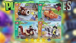 Лего растения против зомби: 4 коробки pvz mecha колесницы кирпич комплекты расстегивать и строить покройку неофициальное Lego