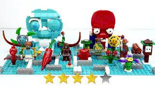 Lego thực vật VS thây ma: Pvz2 đóng băng, đóng gói gạch hang và đóng thùng để xây dựng Lego không chính thức.