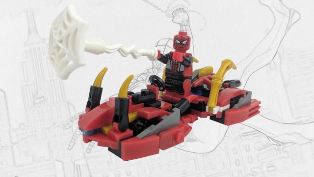 スパイダーマンのクモのクローラに1でレゴスパイダーマン4 |パート1スパイダーマンの戦車非公式レゴ