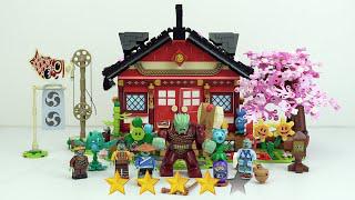 Tanaman Lego VS Zombie: Pembongkaran kotak-kotak dan pembuatan LEGO tidak resmi di era PvZ Natal